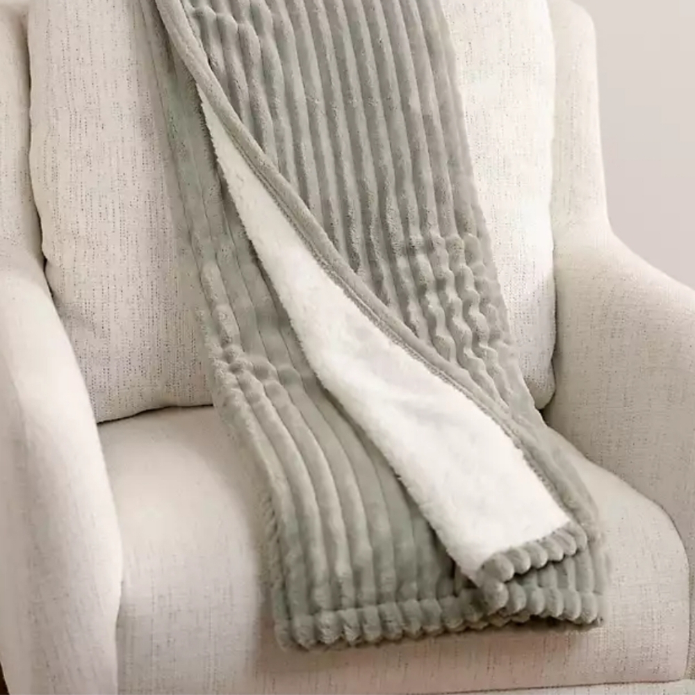 Kirkland's Home Corduroy Berber Throw
